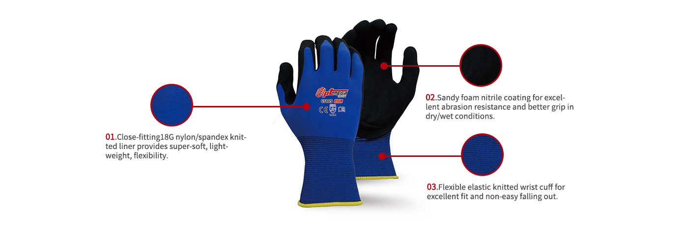 Close-fitting Glove for Precision Handling-65805