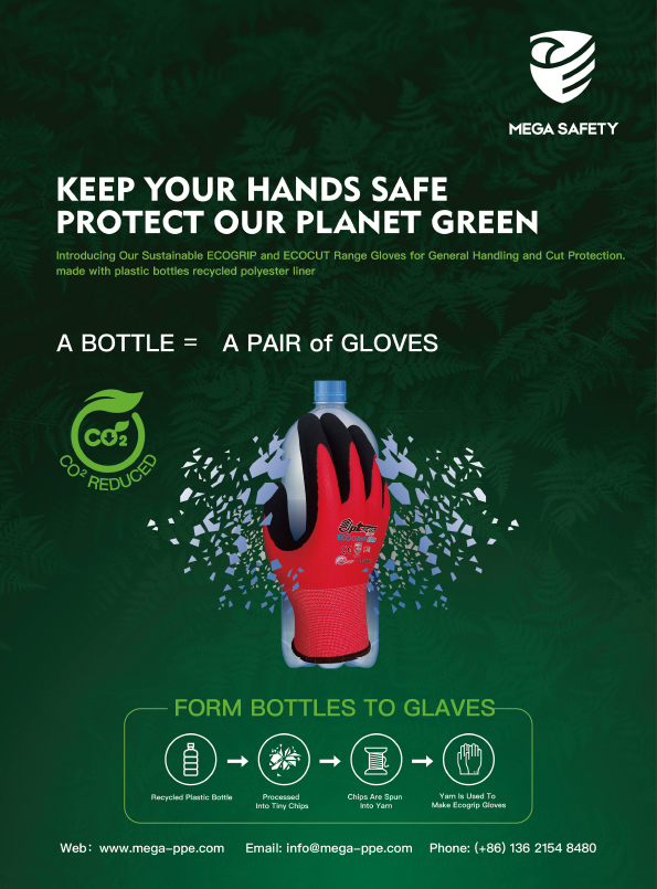 Recycled Gloves-Mega safety